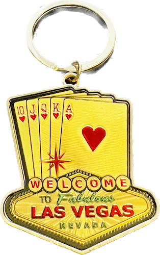 Las Vegas Royal Flush Key-Chain