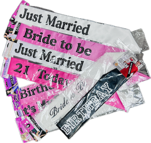 Party Sashes