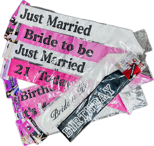 Party Sashes