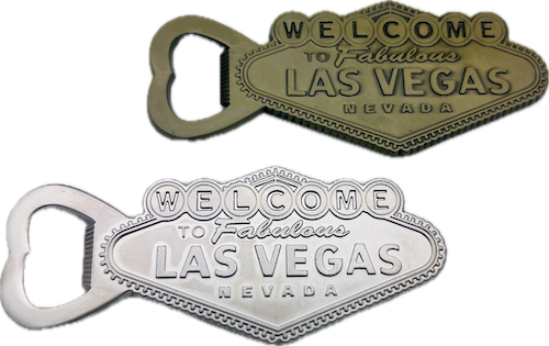 Welcome to the Fabulous Las Vegas Sign Bottle Opener