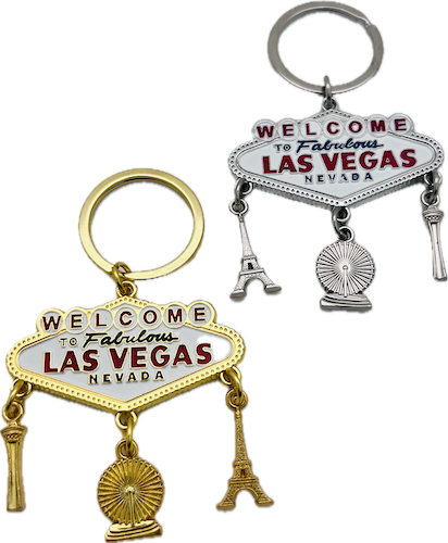 Welcome to Fabulous Las Vegas Charm Key Chains