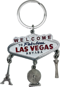 Welcome to Fabulous Las Vegas Charm Key Chains