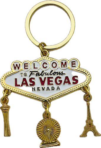 Welcome to Fabulous Las Vegas Charm Key Chains