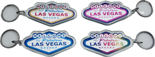 Classic Plastic Welcome to Fabulous Las Vegas Sign Keychain