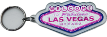 Classic Plastic Welcome to Fabulous Las Vegas Sign Keychain