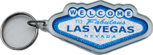 Classic Plastic Welcome to Fabulous Las Vegas Sign Keychain