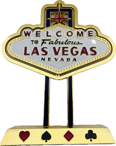 Welcome to Fabulous Las Vegas Sign Paperweight