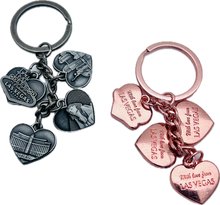 With Love from Las Vegas Heart Charm Keychain