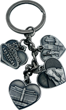 With Love from Las Vegas Heart Charm Keychain