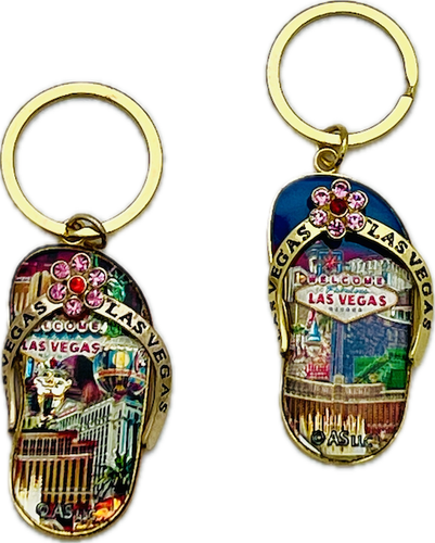 Flip Flop Las Vegas Keychains