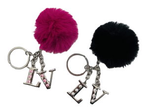 Las Vegas Pom Pom Keychain