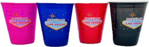 Welcome to Fabulous Las Vegas Sign Plastic Cups