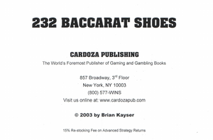 232 Baccarat Shoes