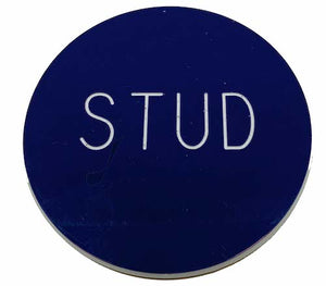 Stud  Blue/White- 3 inch Lammer