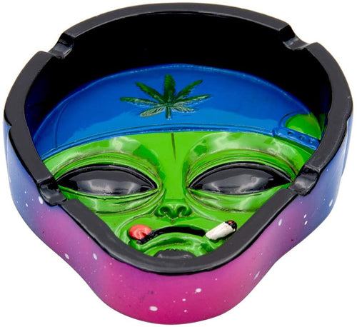 Alien Head Ashtry Smoking