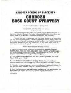 Cardoza Base Count Strategy
