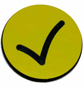 Check Symbol - 1.25 Inch Lammer