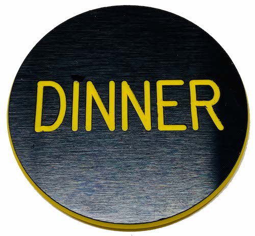 Dinner- 1.25 inch Lammer