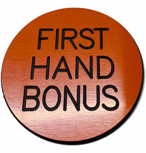 First Hand Bonus Orange & Black 1.25 inch Lammer