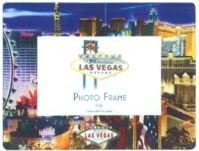 Las Vegas Strip Blue Glass Picture Frame