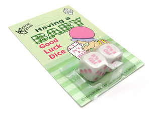 Having a Baby Good Luck Dice