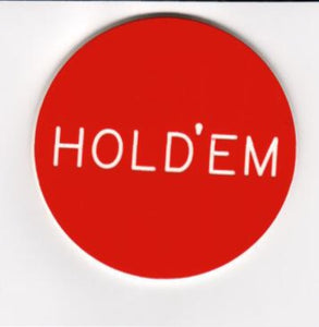 Hold'em Red & White- 3 inch Lammer