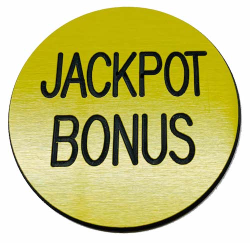 Jackpot Bonus Yellow & Black 1.25 inch Lammer