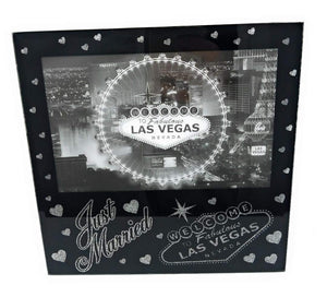Just Married- Welcome to Fabulous Las Vegas Picture Frame