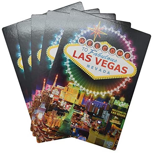 Las Vegas Skyline  Jumbo Playing Cards
