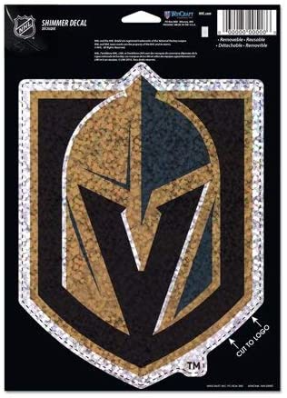 NHL-Las Vegas Golden Knight  Shimmer Decal
