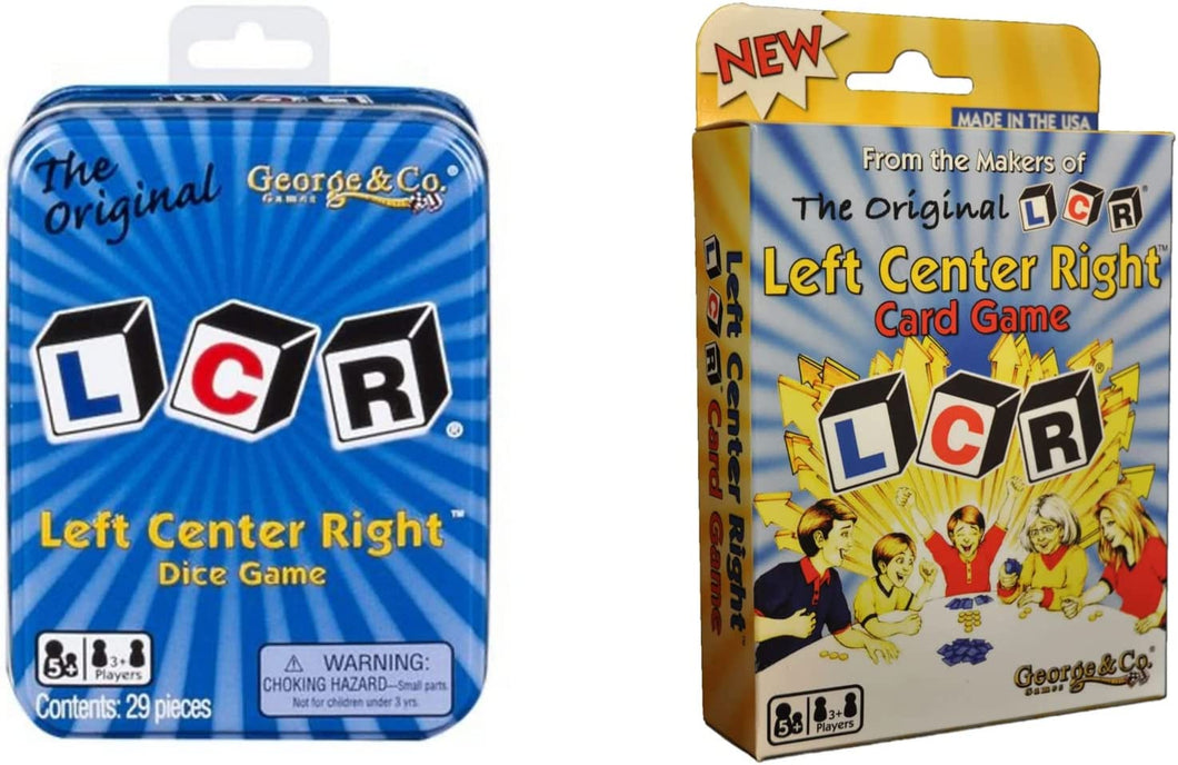 Left Center Right Dice & Card Game - Pack