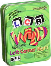 LCR - Left Center Right Wild Dice Game - Green Tin