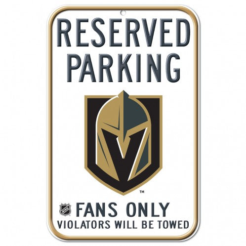 NHL-Vegas Golden Knights Reserved Parking Sign