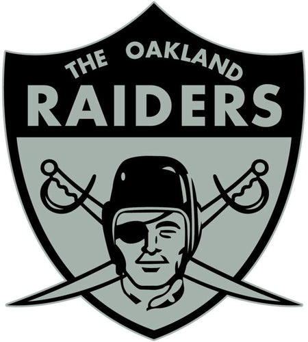 The Oakland Raiders  Throwback 1963 Logo Lapel Pin