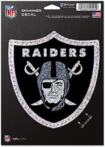 NFL-Las Vegas Raiders Shimmer Decal