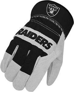 NFL-Las Vegas Raiders  Heavy Duty Work Gloves