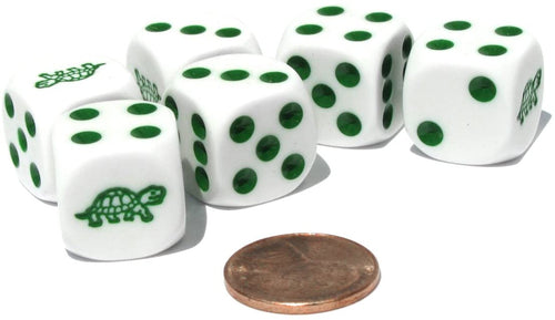 Turtle Dice ( Set of 6 Dice)