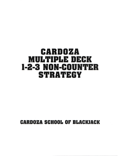 Cardoza 1-2-3 Multiple Deck Non-Counter
