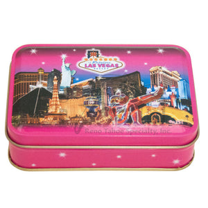 Las Vegas Skyline Playing Cards in Tin Box